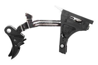 FALX Trigger Kit for GLOCK Gen 3 G19/G34 has a curved trigger shoe